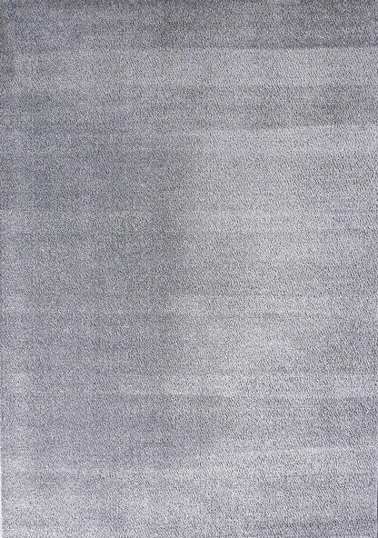  Teppich Wohnzimmer In Hell-Grau Flauschig Microfaser Dicht Gewebt-Weich, Maße:120x170 Cm