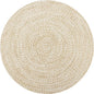  VidaXL Teppich Handgefertigt Jute Weiß Und Natur 120 Cm