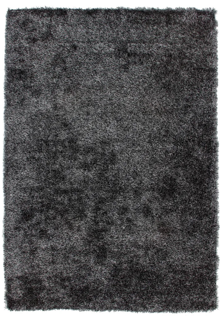  Kayoom - Hochflor Teppich Diamond 700 Anthrazit Grösse: 160cm X 230cm