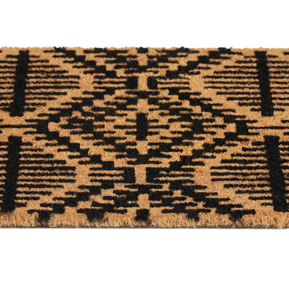  Relaxdays Kokos Fußmatte Mit Geometrischem Muster