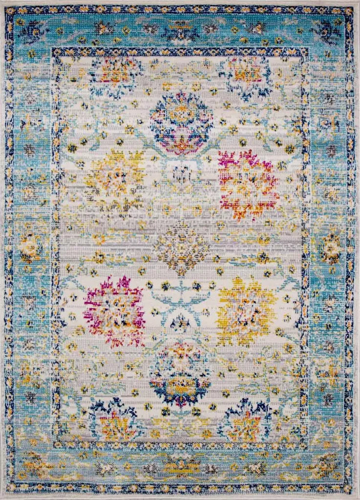  Teppich Wohnzimmer Kurzflor Designer Teppich Creme Neu, Maße:120x170 Cm