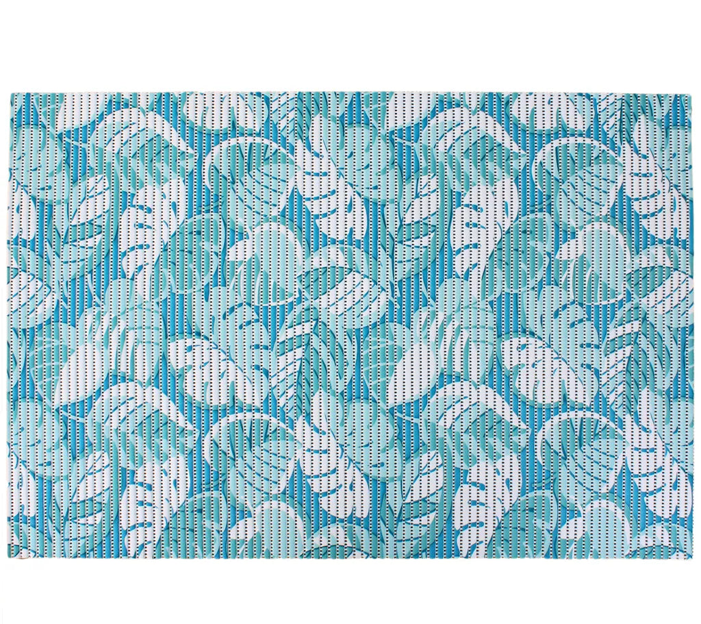  Friedola Bodenmatte Tropical Leaves 65x95cm Weichschaummatte Badvorleger