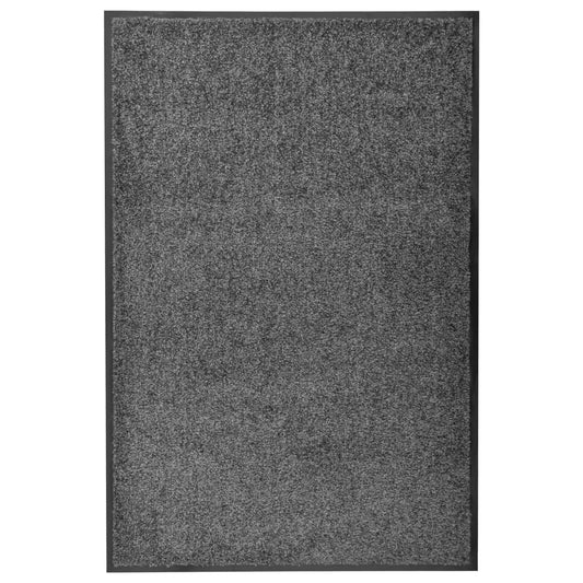  VidaXL Fußmatte Waschbar Anthrazit 60x90 Cm