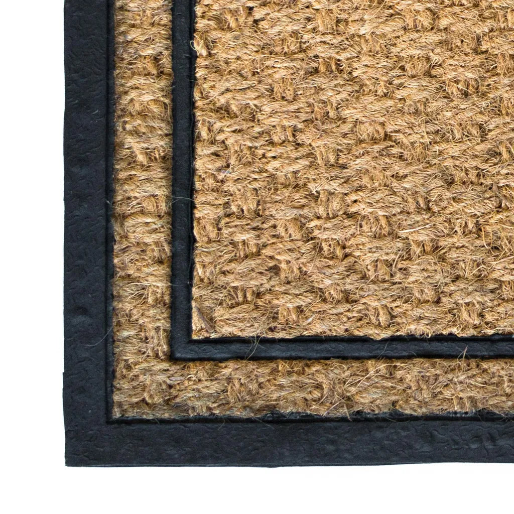  Homestyle4u 1778, Schmutzfangmatte Fußmatte Türmatte Fußabtreter Schmutzmatte Sisal Karo