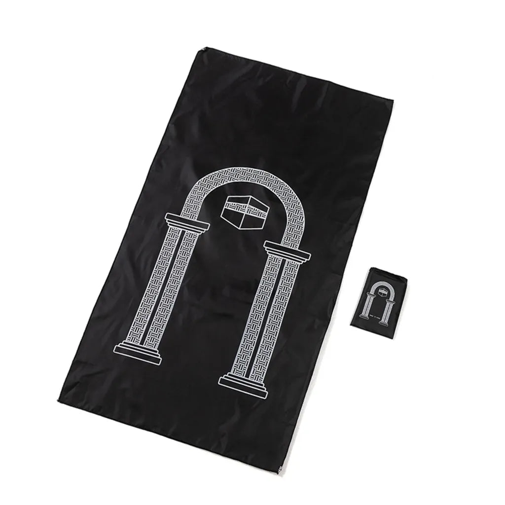  Muslimischer Gebetsteppich,Islamisch Türkischer Gebetsteppich,Islam Reise Tragbare Matte, Ramadan Teppich, Muslimische Perlen, Ramadan Geschenke 100*60cm