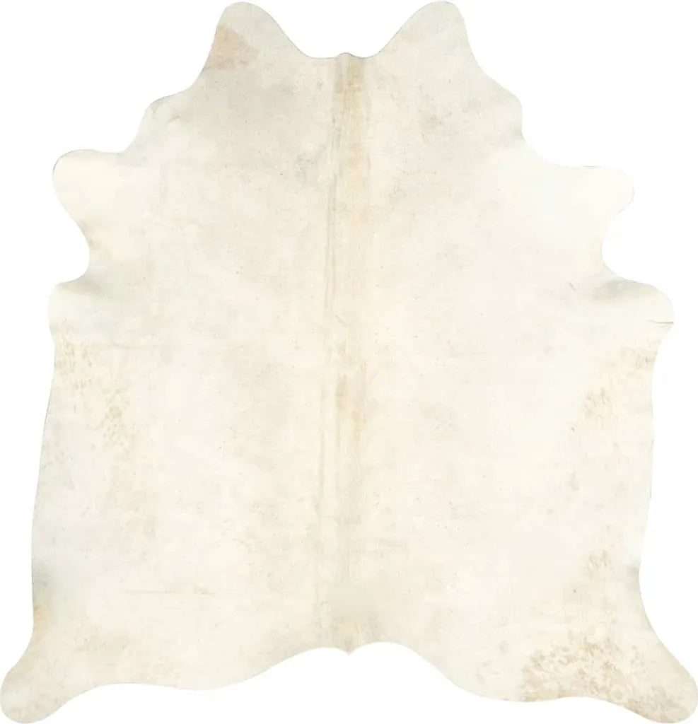  VidaXL Teppich Echtes Kuhfell 150×170 Cm Beige