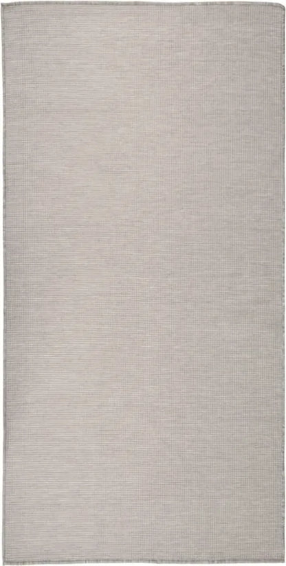  VidaXL Outdoor-Teppich Flachgewebe 100x200 Cm Taupe