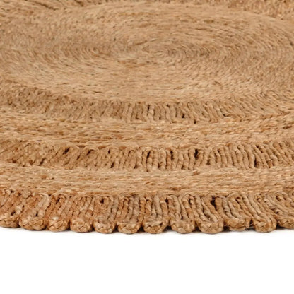  VidaXL Teppich Jute Handgeflochten 120 Cm Rund