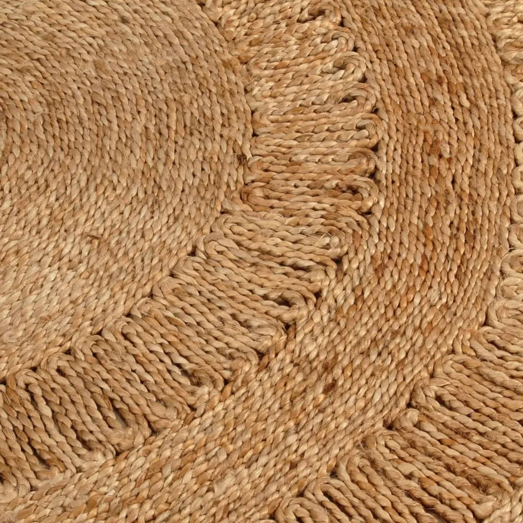  VidaXL Teppich Jute Handgeflochten 120 Cm Rund