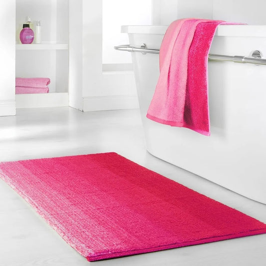  Dyckhoff Badteppich Colori Pink 55 X 65 Cm 100% Bio Baumwolle