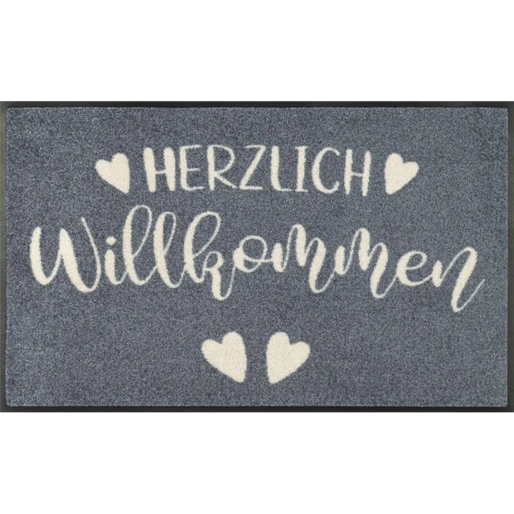  Wash+dry Fußmatte Herzensgruss Waschbare Schmutzmatte , Größe:50 X 75 Cm