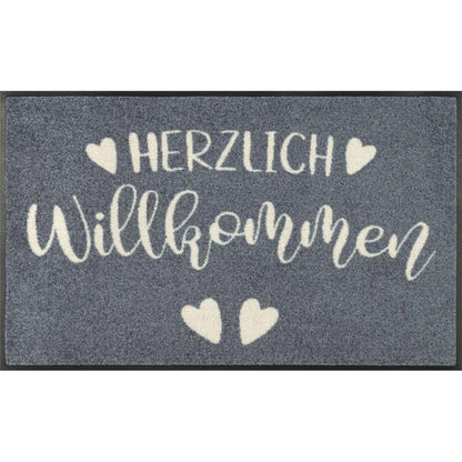  Wash+dry Fußmatte Herzensgruss Waschbare Schmutzmatte , Größe:50 X 75 Cm