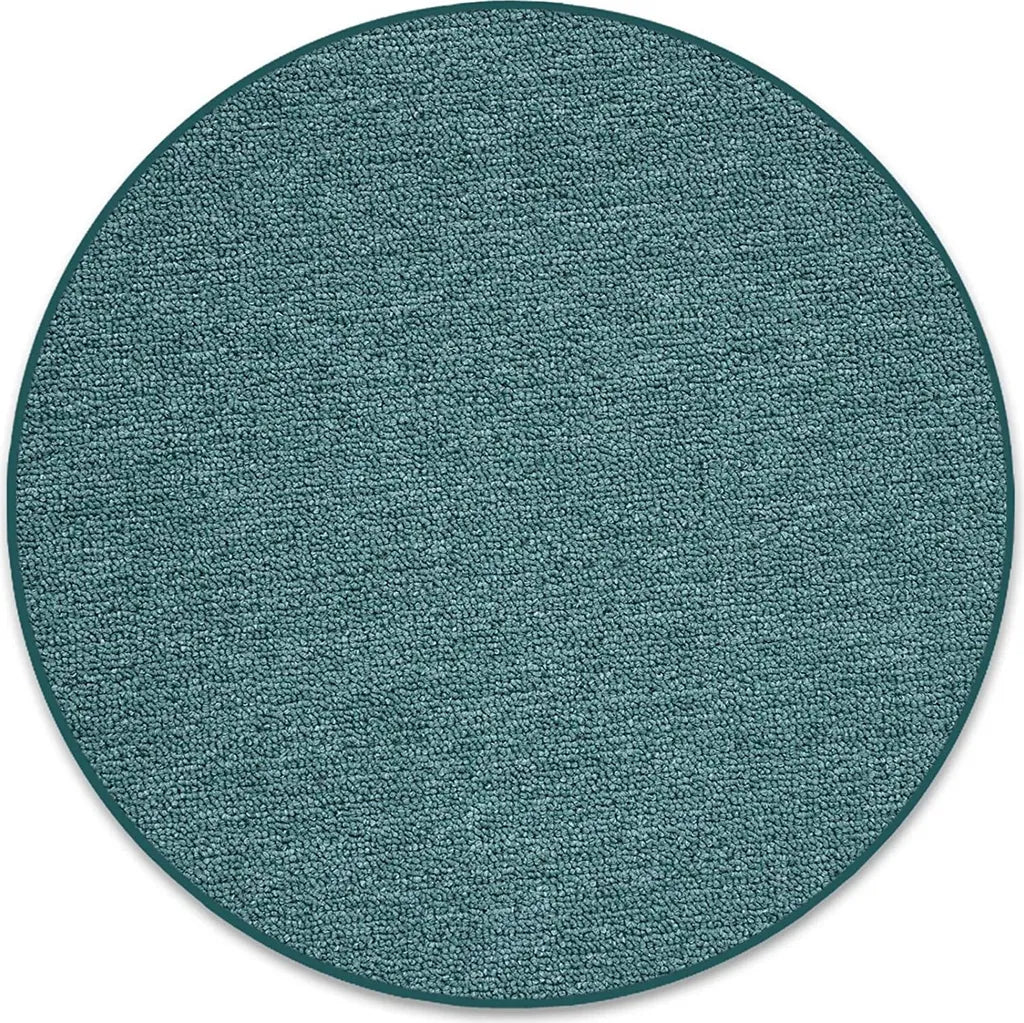  Teppich London Pflegeleichter Flacher Schlingenflor Grün 95 Rund 240 Cm Durchmesser