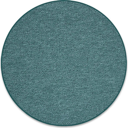  Teppich London Pflegeleichter Flacher Schlingenflor Grün 95 Rund 240 Cm Durchmesser