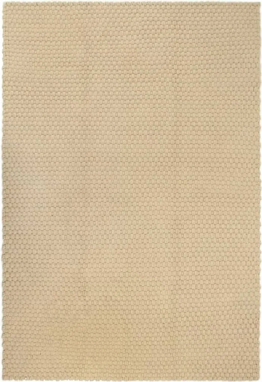  VidaXL Teppich Rechteckig Natur 180x250 Cm Baumwolle