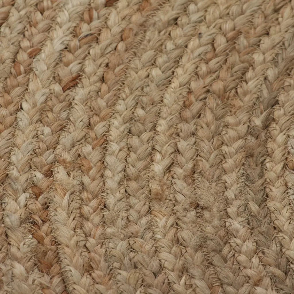  VidaXL Teppich Jute Geflochten 120 Cm Rund