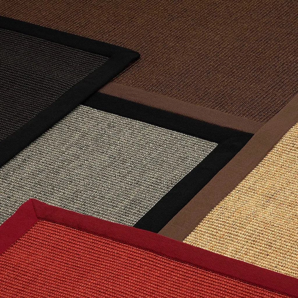 Sisal-Teppich Amazonas Natur/Kork Mit Bordüre 140 X 200 Cm