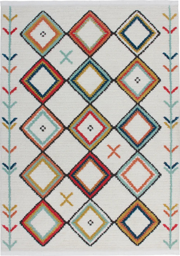  Kayoom - Hochflor Teppich Agadir 210 Multi Grösse: 160cm X 230cm