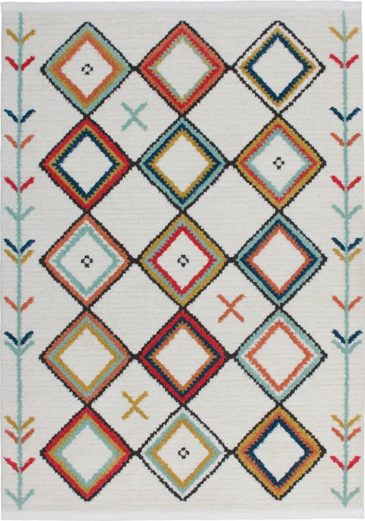  Kayoom - Hochflor Teppich Agadir 210 Multi Grösse: 160cm X 230cm