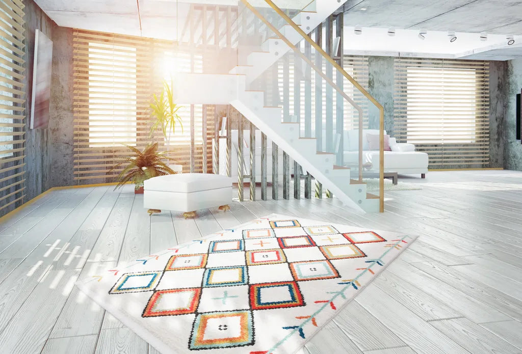  Kayoom - Hochflor Teppich Agadir 210 Multi Grösse: 160cm X 230cm