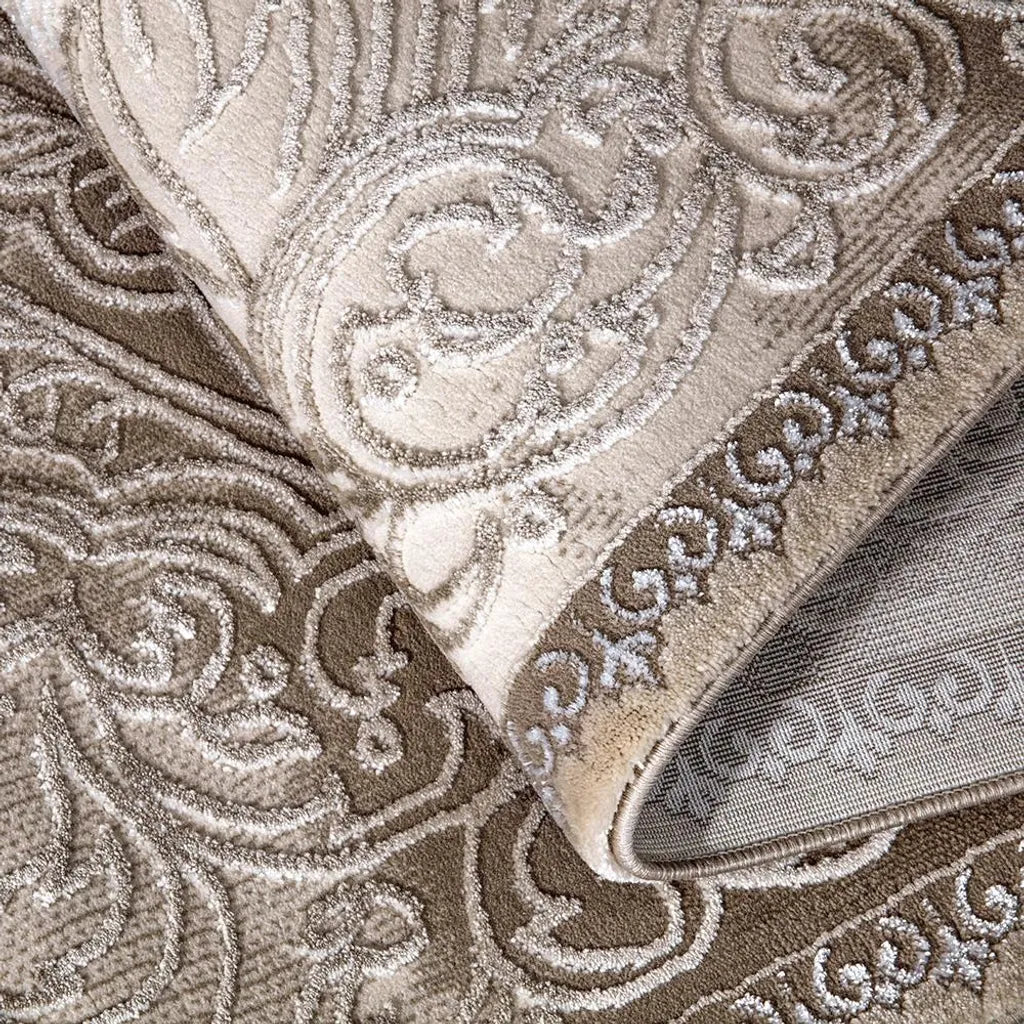  Festival Astana Teppich Rechteckig Höhe 11mm Orient Optik Beige 102IA Wohnzimmer 200 X 290