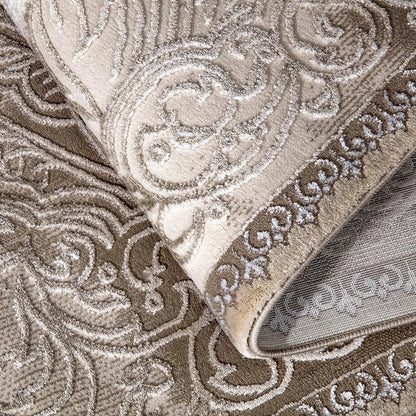  Festival Astana Teppich Rechteckig Höhe 11mm Orient Optik Beige 102IA Wohnzimmer 200 X 290