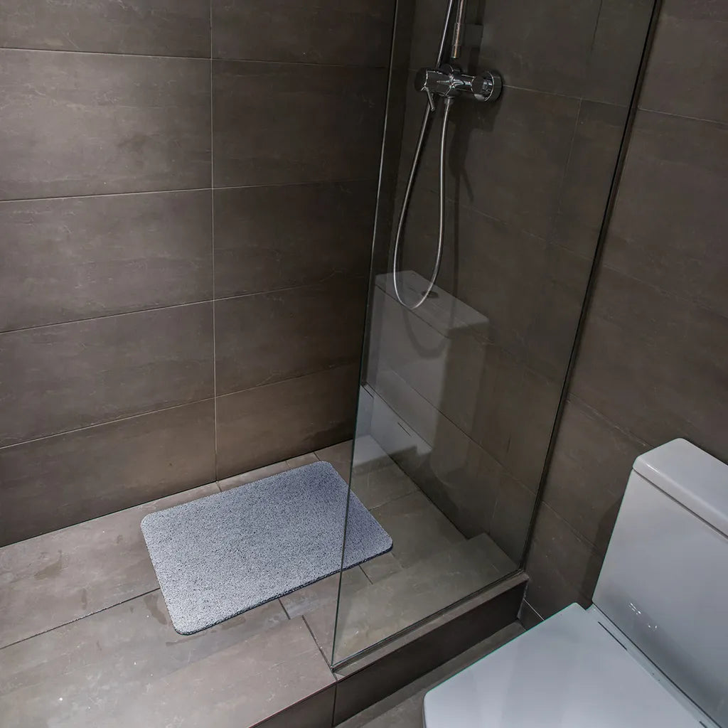  Hydro Wonder® Badezimmer- Und Duschmatte, Rutschfest, 40 X 60cm - Farbe Grau/anthrazit
