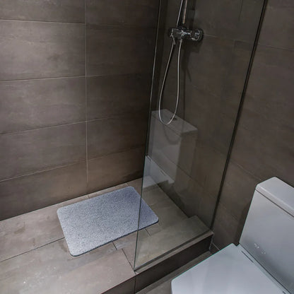  Hydro Wonder® Badezimmer- Und Duschmatte, Rutschfest, 40 X 60cm - Farbe Grau/anthrazit