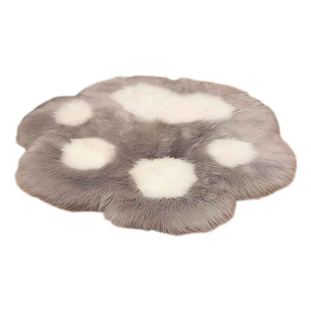  Grau Hochflorteppiche Flauschige Hochflor Langflor-Soft Teppich Anti-Rutsch Shaggy Wohnzimmer Teppiche