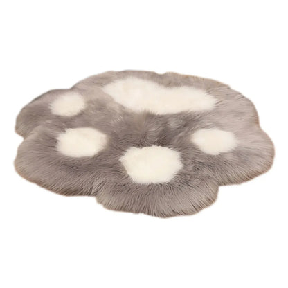  Grau Hochflorteppiche Flauschige Hochflor Langflor-Soft Teppich Anti-Rutsch Shaggy Wohnzimmer Teppiche