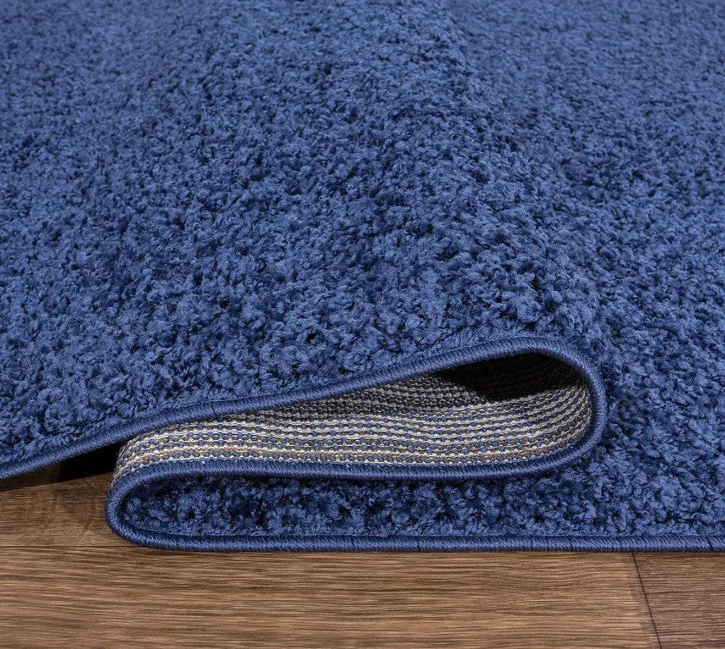  Teppia Jamaica Kollektion Teppich Wohnzimmerteppich In Blau I Hochwertiger Teppich Aus Polypropylen Jamaica Shaggy: Blau / 160x230