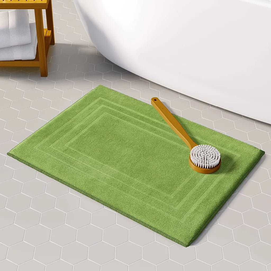  2er-Pack Frottee Duschvorleger 50x70 Cm Grün