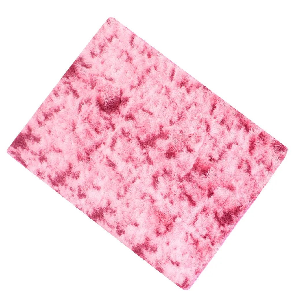 300x200cm Hochflorteppiche Handgemachte Krawattenfarbe Teppich Hauptinnendekoration