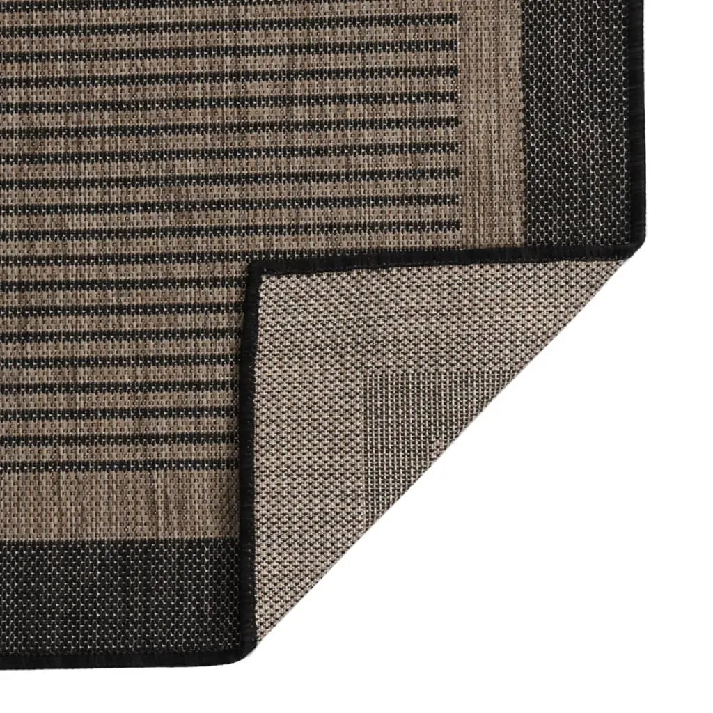  VidaXL Outdoor-Teppich Flachgewebe 160x230 Cm Dunkelbraun
