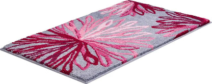  Grund Badteppich ART - 100% Polyacryl SUPERSOFT, Farbe:Rosé / Grau, Größe:60x100 Cm