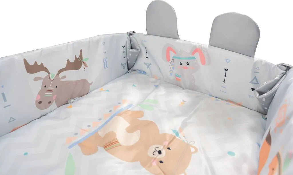  Krabbelmatte Spielmatte Krabbeldecke Kindermatte Interaktive Matte 110x100cm +30 Bälle