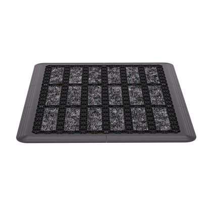  Fußmatte Außen Grau 53 X 73 Cm, Schuhabstreifer Aus Thermoplastic Elastomer (TPE), Fußabtreter Außen, Schmutzfangmatte Außenbereich, Fussmatte Aussenbereich, Türmatte Außen, Fußabstreifer Hauseingang