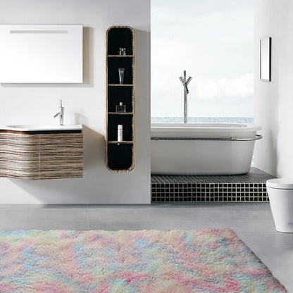  Hochflorteppiche Regenbogen Flauschige Teppiche Anti-Rutsch Shaggy Area Rug Esszimmer Teppich Bodenmatte Home Schlafzimmer 50 * 160cm