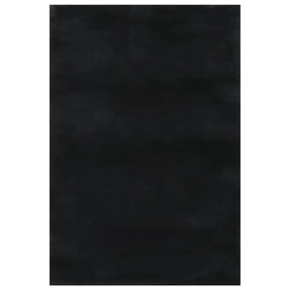  VidaXL Teppich Shaggy Waschbar Weich 160x230 Cm Rutschfest Schwarz