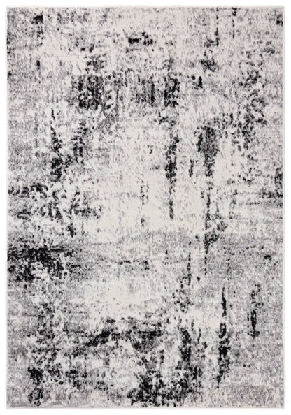  Mazovia Modern Teppich - Kurzflor Designerteppich Abstrakt - Weich Teppich Für Wohnzimmer, Schlafzimmer, Esszimmer - Wohnzimmerteppich – Teppiche Creme Grau 140 X 200 Cm