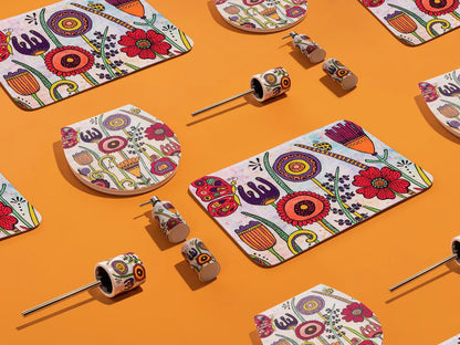 Wenko Badematte Rollin'Art Full Bloom