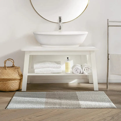  Badematte Horizont Silbergrau/Taupe/Grau 60 X 90 Cm