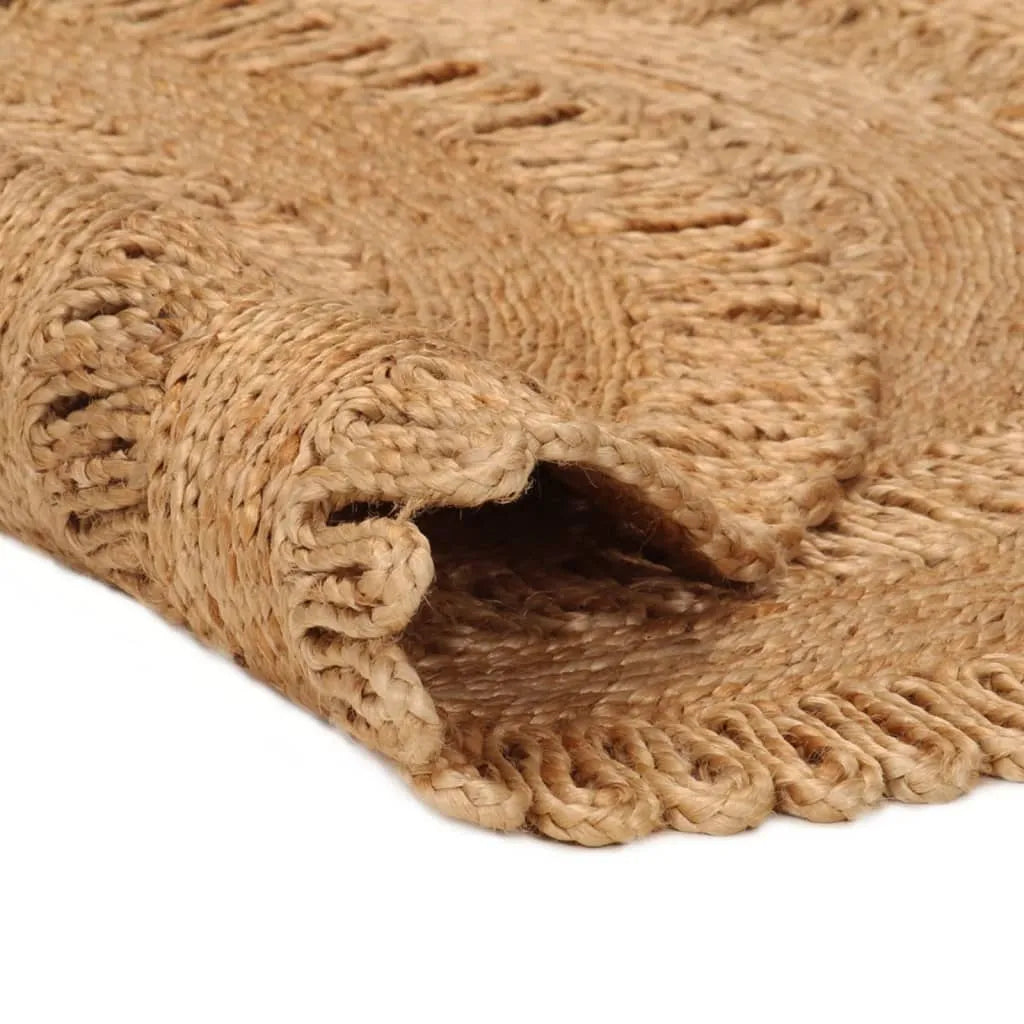  VidaXL Teppich Jute Handgeflochten 120 Cm Rund