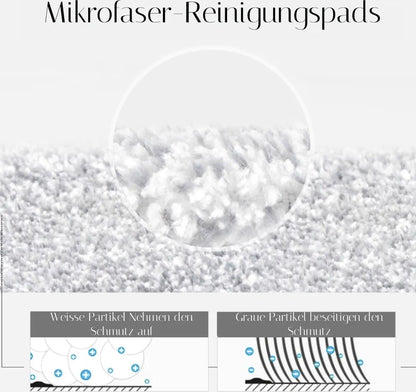  Mytuch Multifuntionaler Mopp Rosegold Bodenwischer Set Mit 3 Mikrofaser Pads Ultra Flach