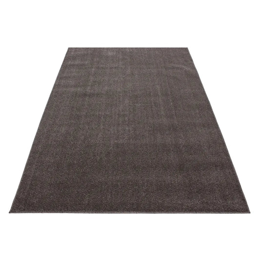 Wohnzimmerteppich,einfarbig Gabbeh Optik,kurzflor,fachflor,Farbe:Mocca, Farbe:MOCCA, Grösse:140 Cm X 200 Cm