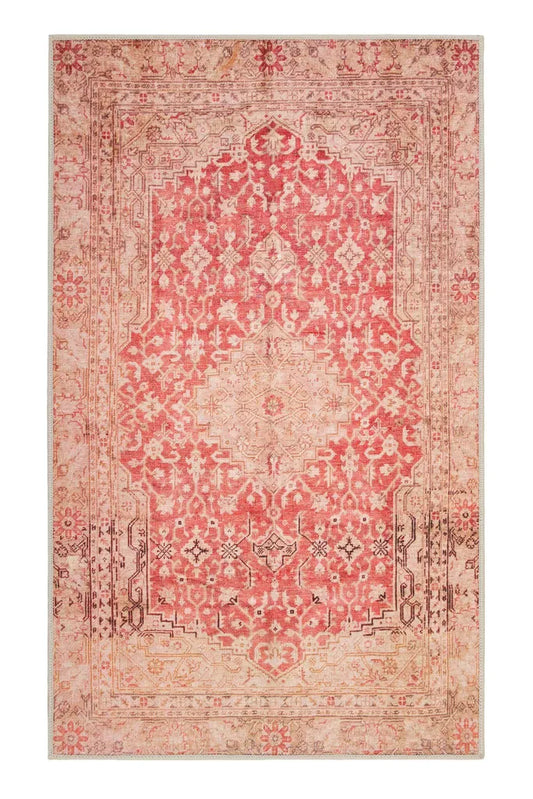  Wecon Home - Badteppich - Polaroid - Rot - 60x100 Cm