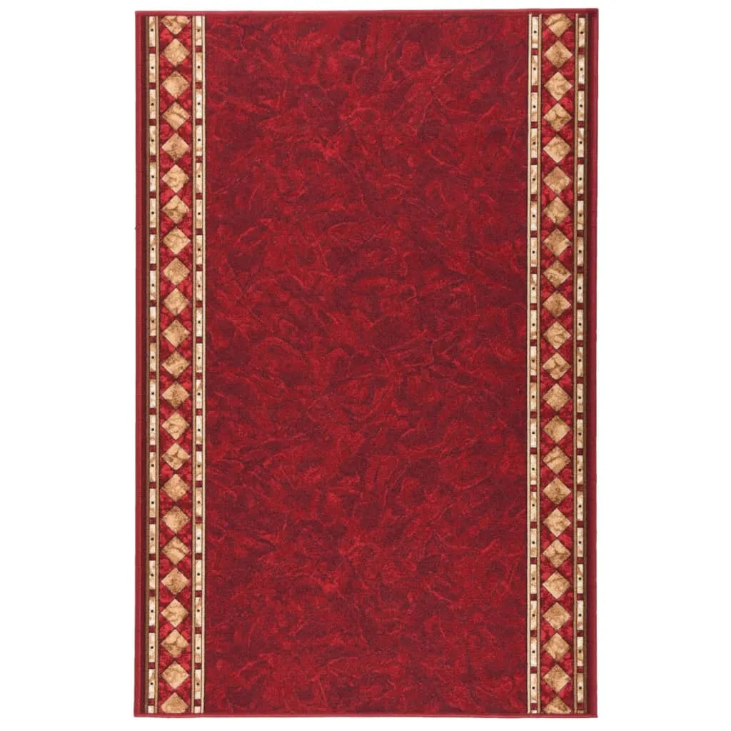  VidaXL Teppichläufer Rot 100x150 Cm Rutschfest
