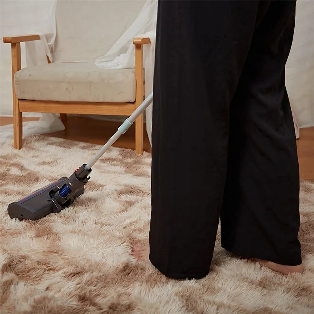  Teppich Wohnzimmer, Weicher Samt Hochflor Wohnzimmerteppich Teppiche Antirutschunterlage Teppiche Für Wohnzimmer Schlafzimmer Matten,160x200cm,Beige