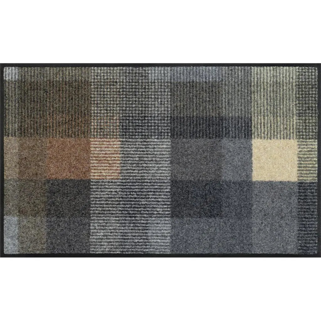  Wash+dry Fußmatte Quadratini Waschbare Schmutzmatte , Größe:75 X 120 Cm