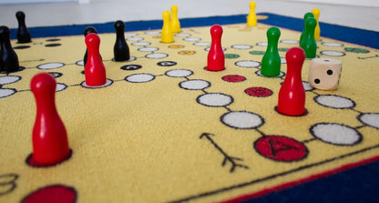 Schmidt Spiele 'Mensch ärger Dich Nicht' Teppich Mit Figuren